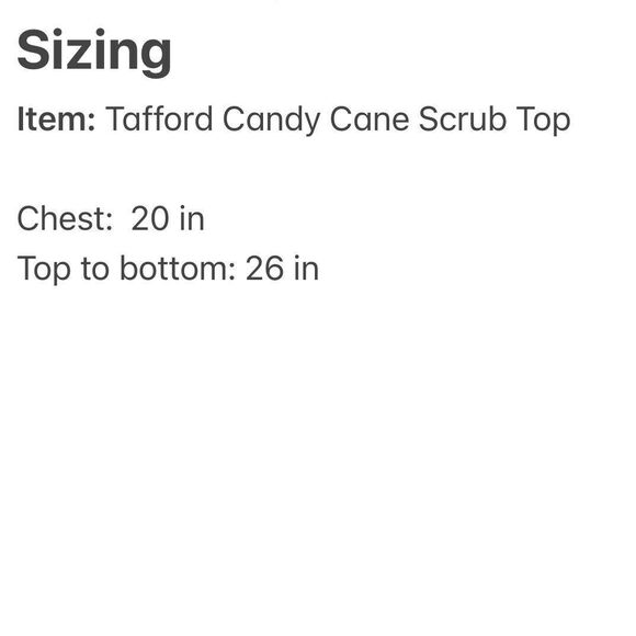 Tafford Womens Scrub Top Candy Canes Christmas Size Medium Black Holiday Stripes - Picture 9 of 9